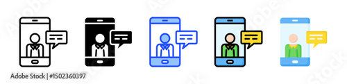 Influencer Icon Collection With Multiple Styles