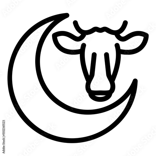 eid al adha Line Icon