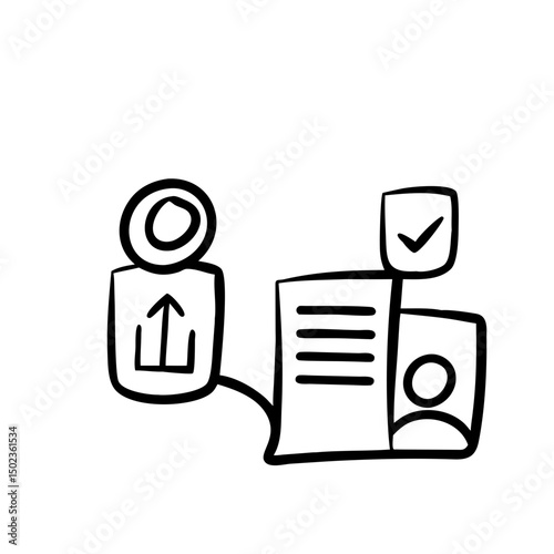 Company Registration Outline Icon