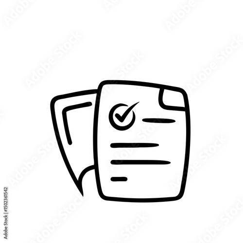 Company Registration Outline Icon