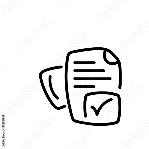 Company Registration Outline Icon