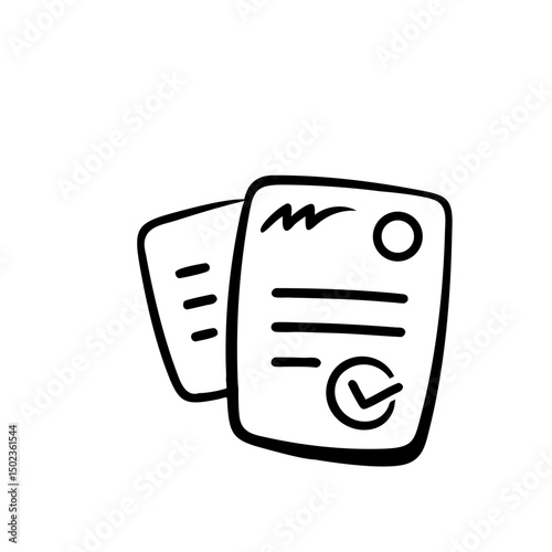Company Registration Outline Icon