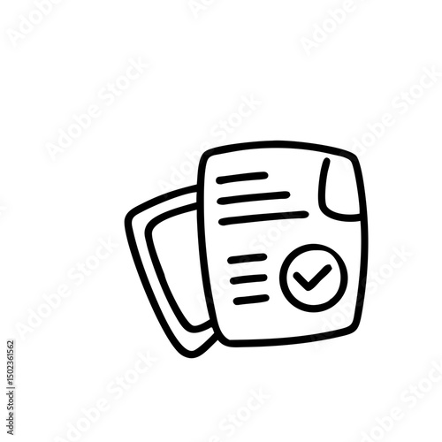 Company Registration Outline Icon