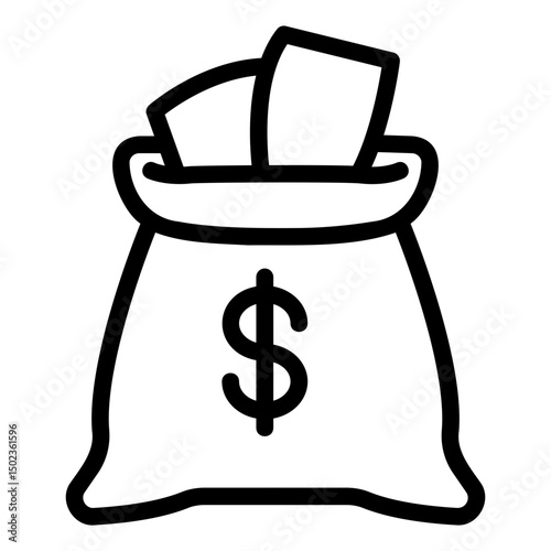 zakat Line Icon