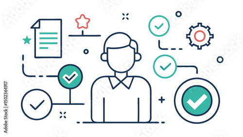 Quality Control Line Icons Set Featuring Editable Stroke Designs for Quality Assurance in Production