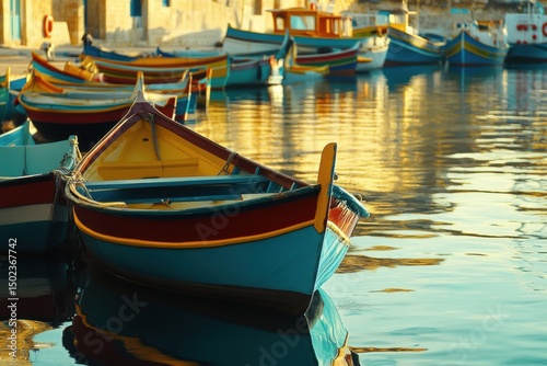 Wallpaper Mural Explore the vibrant fishing village of Marsaxlokk with colorful boats and serene waters, Marsaxlokk, Malta beautiful fishing village architecture with colored boats at anchor in a bay Torontodigital.ca