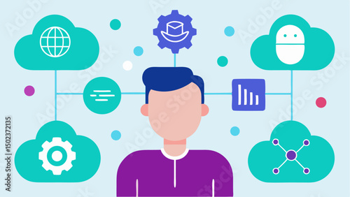 AI stroke icons with easy to edit vector format ideal for technology platforms digital transformation themes and intelligent software UI components