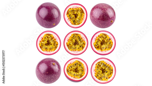 Ripe and very sour passion fruit ready to eat. photo