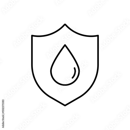 Water proof icon