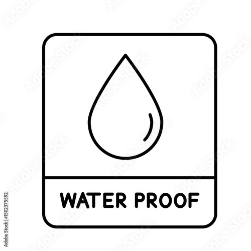 Water proof icon