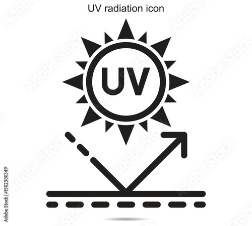 UV radiation icon