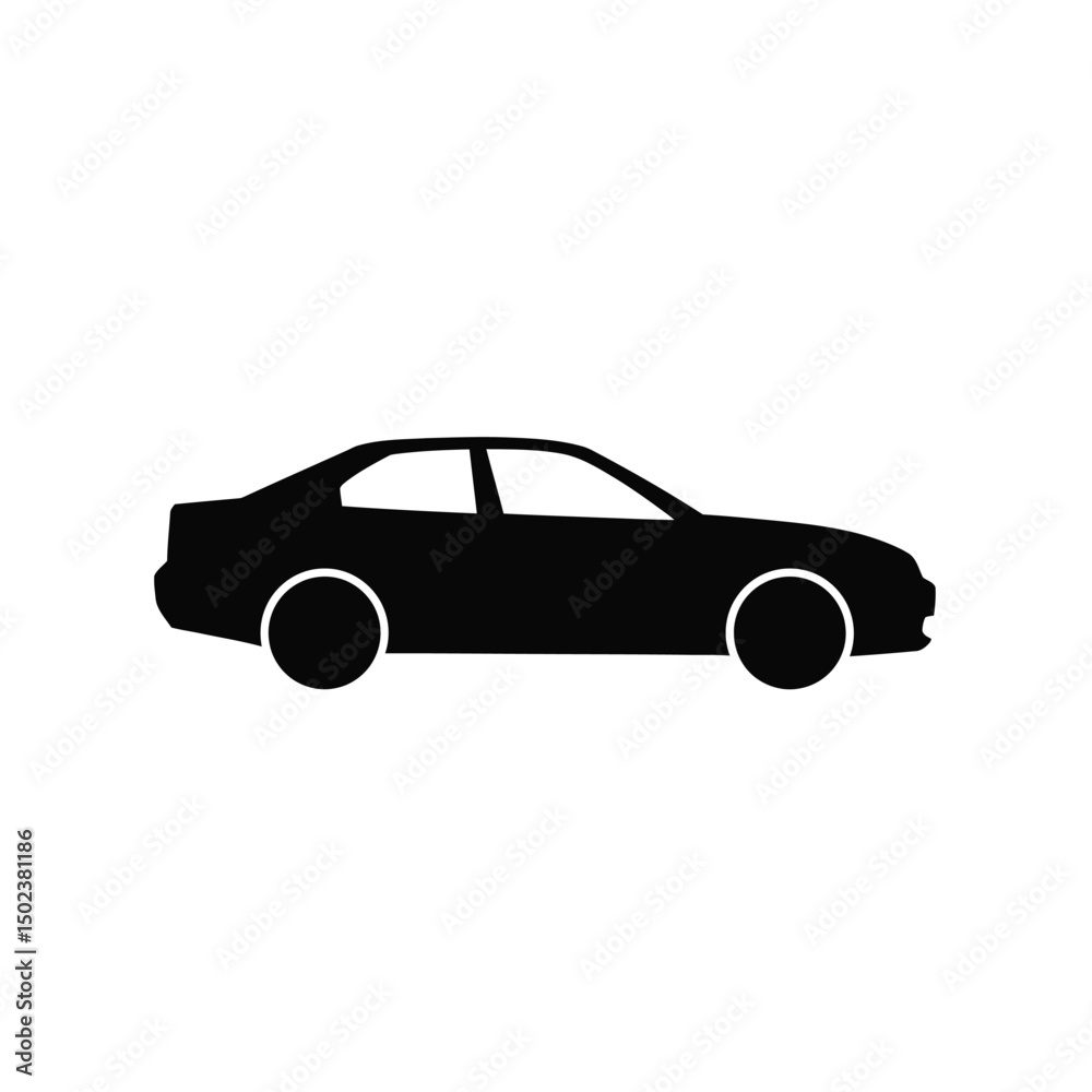 Fototapeta premium Silhouette of a Car