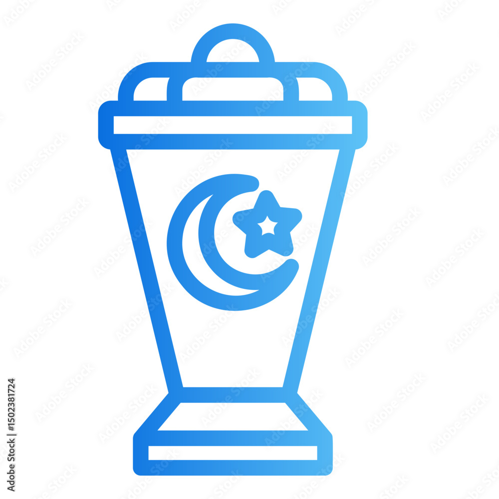 Arabic Gradient icon Arabic Gradient icon