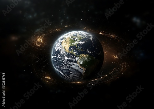 Earth in Cosmic Rings
