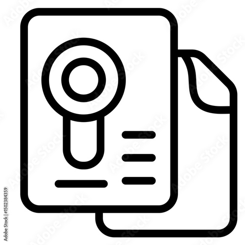 Report Line Icon
