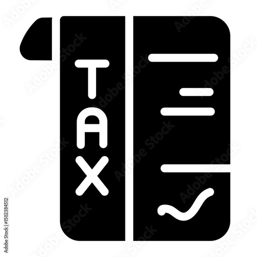 Tax Invoice Solid Icon