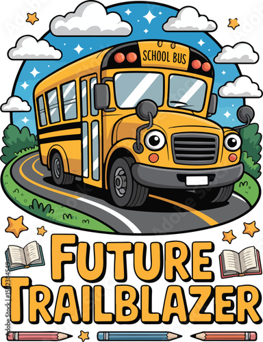 future trailblazer kid's school t shirt 