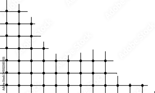 Abstract Grid Corner
