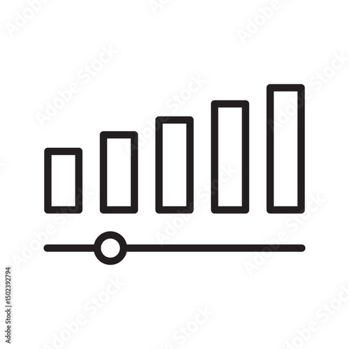 volume icon set. vector icon flat illustration on white background