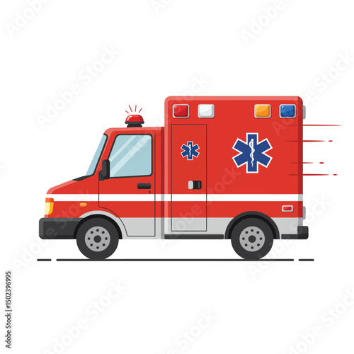 Ambulance Emergency Vehicle Illustration