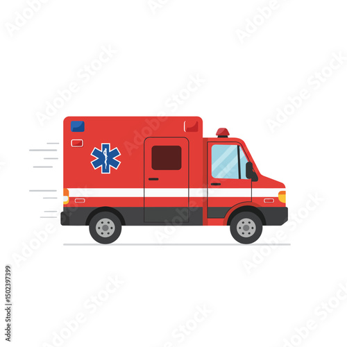 Ambulance Emergency Vehicle Illustration