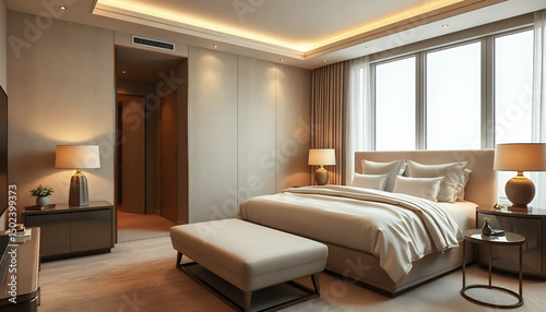 Elegant Bedroom Interior Design with Modern Furniture
