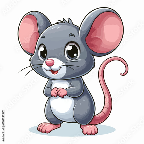 Vector Cartoon Mouse