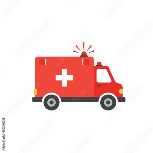 Ambulance Emergency Vehicle Illustration
