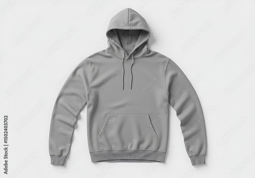 Plain Hoodie Mockup on White Background – Editable Apparel PSD Template Plain Hoodie Mockup on White Background – Editable Apparel PSD Template