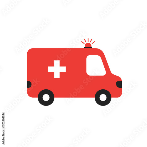 Ambulance Emergency Vehicle Illustration