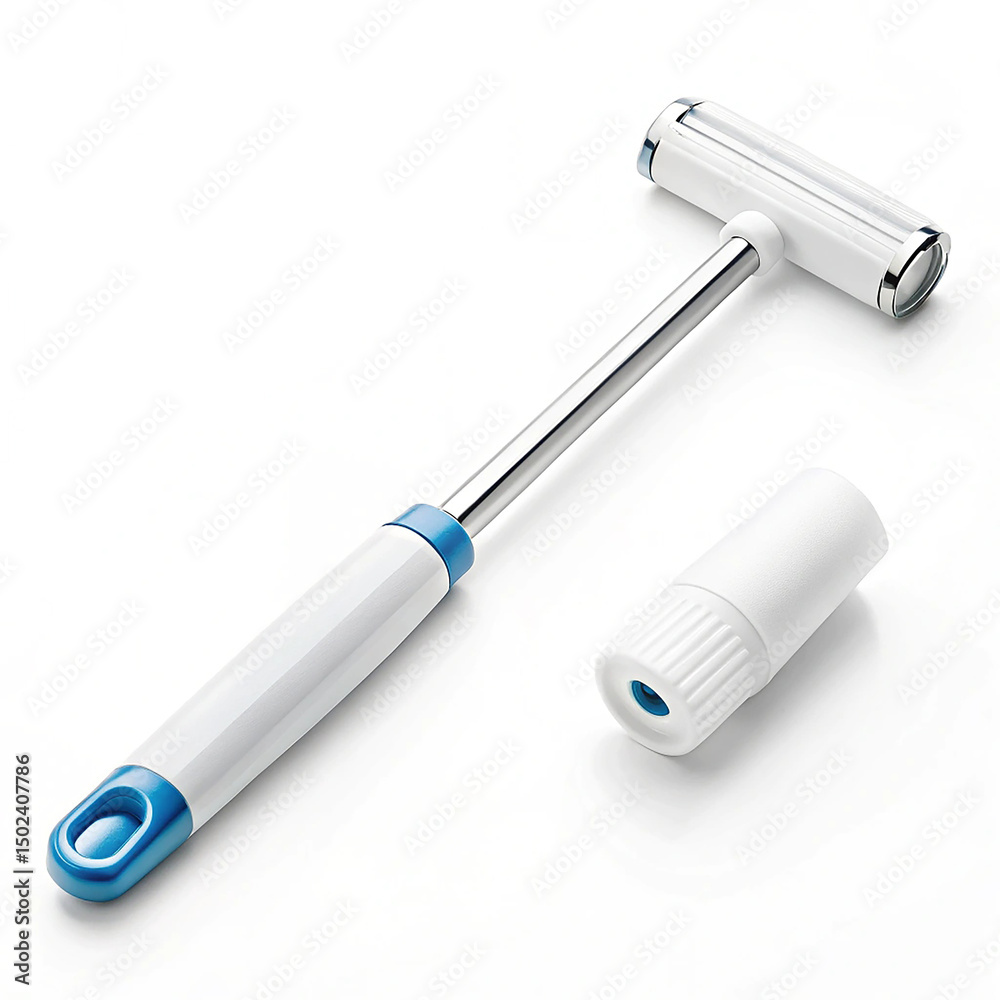 Fototapeta premium Refillable toilet cleaning wand with disposable heads