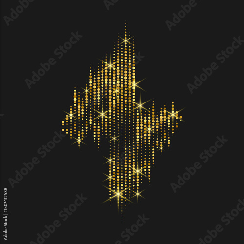 The energy designation icon. The picture represents electricity, voltage. Icon of lightning, thunder.