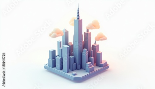 Building and Cloud, Cityscape
