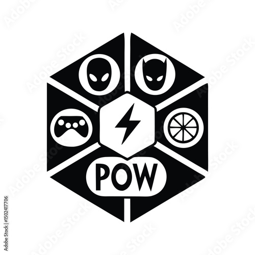 Comic explosion vector bundle with stars, lightning bolts, “POW” effects, and bold graphic icons. Ideal for energetic sticker sets, posters, kids’ games, and superhero art.