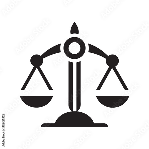 Scales of Justice Symbol of Law, Balance, and Equality