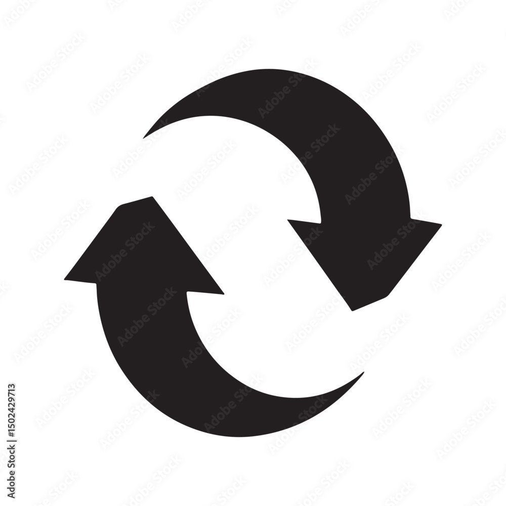 Circular Arrows Icon Refresh, Reload, Repeat Symbol Circular Arrows Icon Refresh, Reload, Repeat Symbol