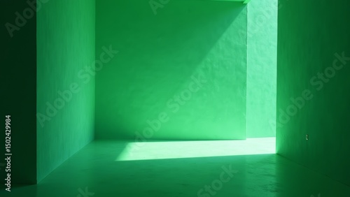 Abstract image of green space