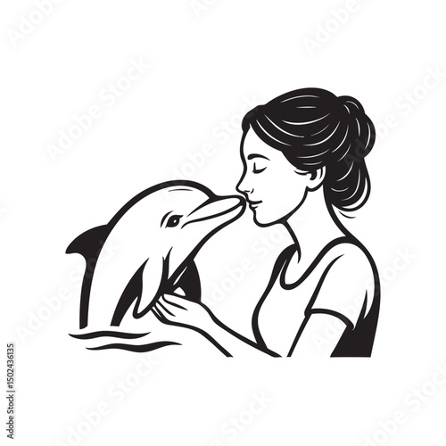 dolphin pets vector