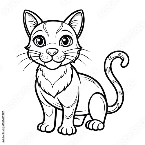 coloring book sketch design template with a sketch.