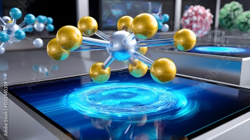 Molecule Visualization on Tablet Screen: Science, Technology, Research