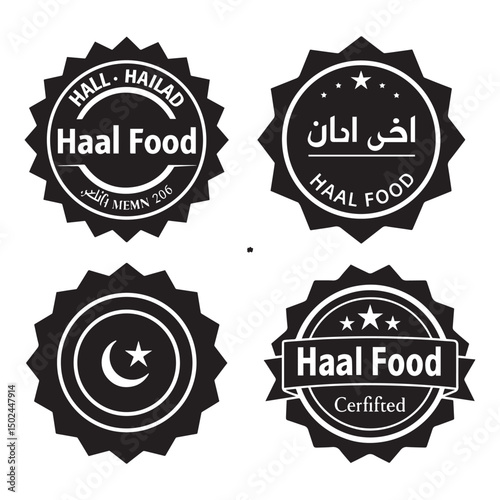 Halal Food Certification Logos Design Options for Your Business