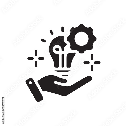 hand drawing light bulb idea