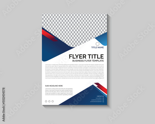 Flyer design. Corporate business report cover, brochure or flyer design. Leaflet presentation.