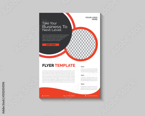 Flyer design. Corporate business report cover, brochure or flyer design. Leaflet presentation.