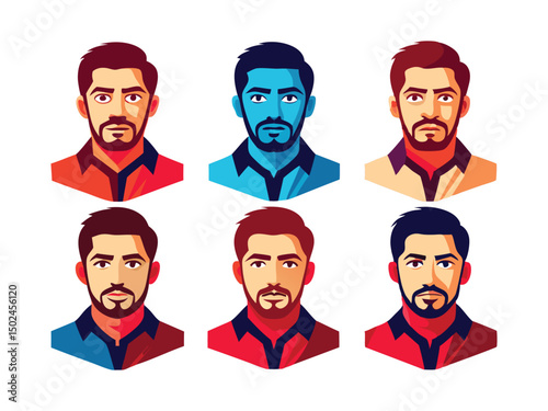 portraits of a man with a goatee
