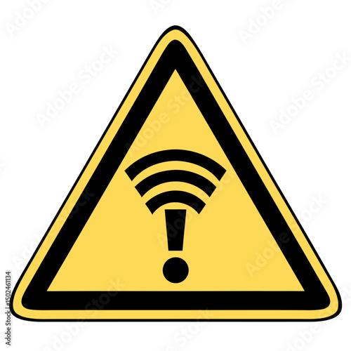 Caution Wireless Signals Frequency Safety Alert Acknowledge To Stay Safe