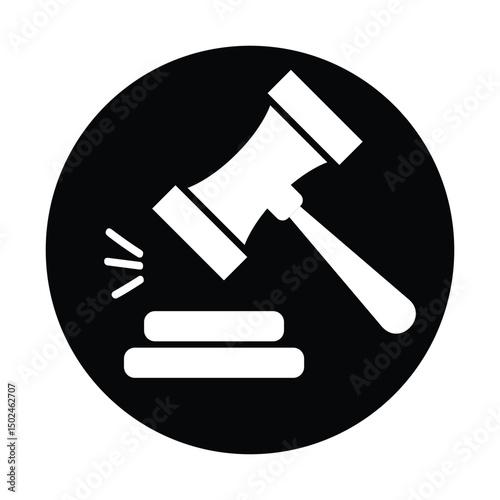 Gavel solid icon