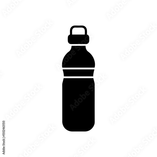 Water Bottle Icon Vector Flat and Clean Look Isolated