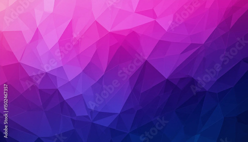 Abstract geometric purple and pink triangle pattern vector illustration