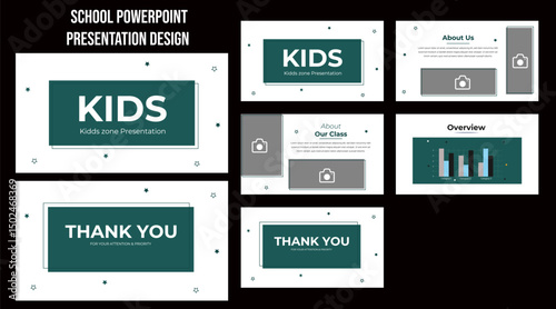 Education PowerPoint presentation slide template design or pitch deck slide template,Use for modern keynote presentation background, brochure design, website slider, landing page, annual report.
